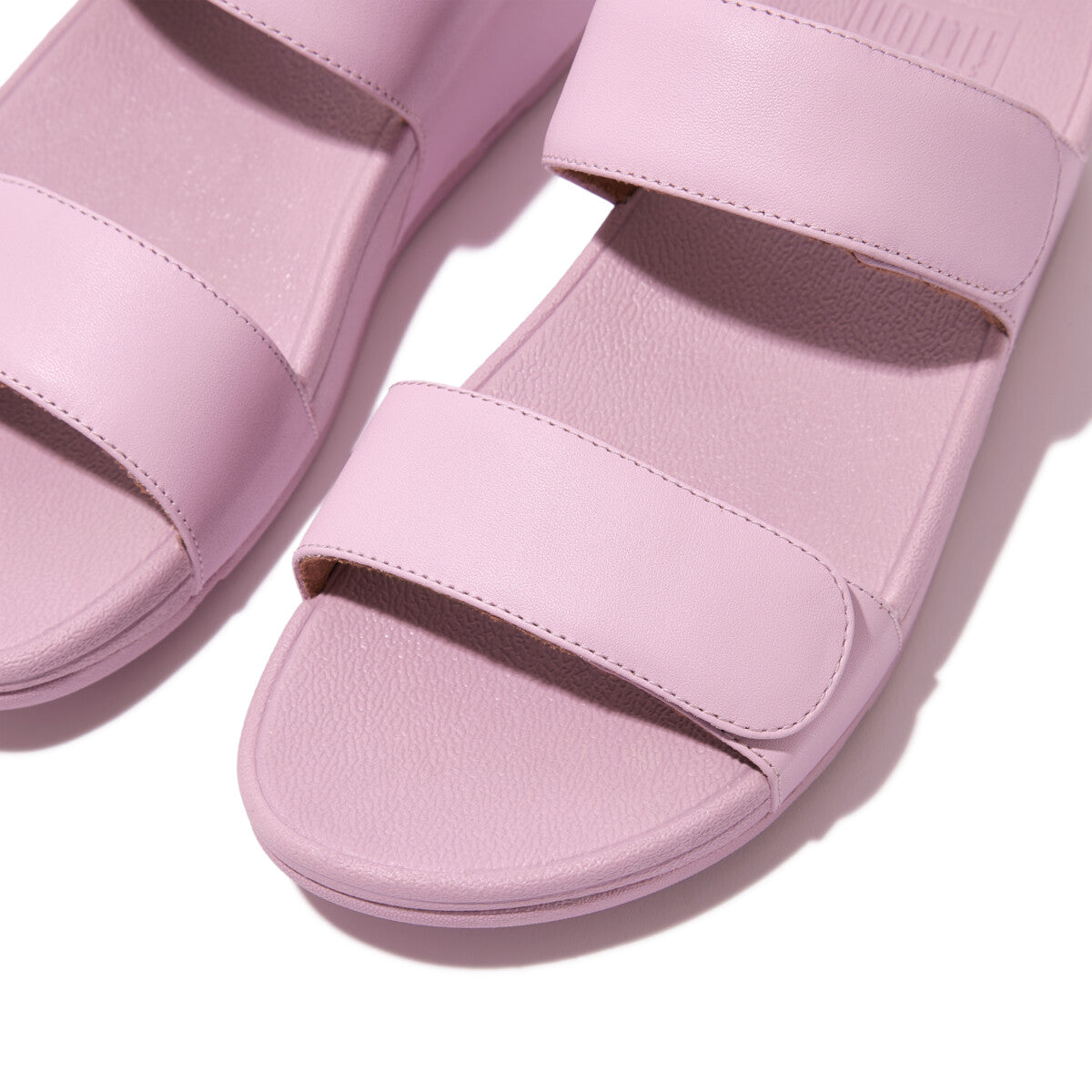 FitFlop LULU Adjustable Leather Slides - Wild Lilac (FV6-B26) – Fitflop ...